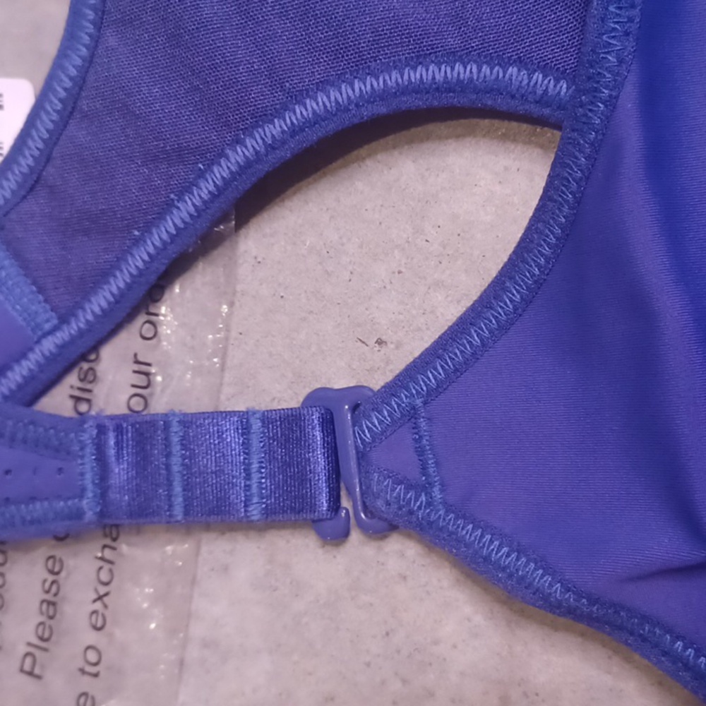 Ruby Ribbon Purple Blue Sports Bra - Picture 3 of 4